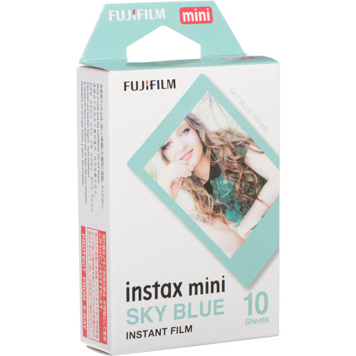 Fujifilm Instax Mini Sofortbildfilm 10 Aufnahmen Blue Frame fujifilm-instax-mini-sofortbildfilm-blue-frame-10-aufnahmen