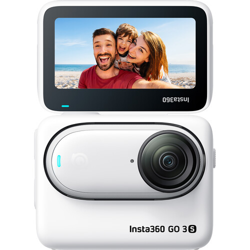 Insta360 GO 3S Standard Edition 128 GB Arctic White - Frontale Ansicht