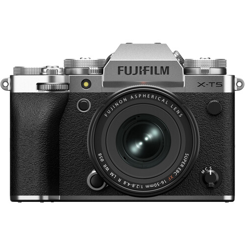 Fujifilm X-T5 Silber mit XF 16-50mm f/2.8-4.0 R LM WR Fujifilm X-T5 Silber mit XF 16-50mm f/2.8-4.0 R LM WR