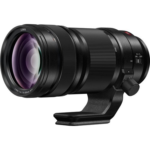 Panasonic Lumix S Pro 70-200mm f/4 O.I.S. Objektiv panasonic-lumix-s-pro-70-200mm-f4-ois-objektiv-schraegansicht