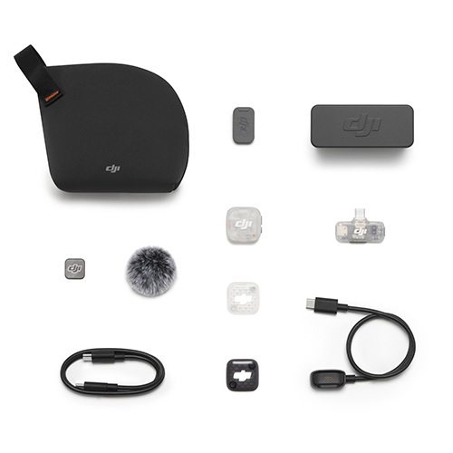 DJI Mic Mini 2S (1 Sender + 1 Handy-Empfänger + Ladeschale)