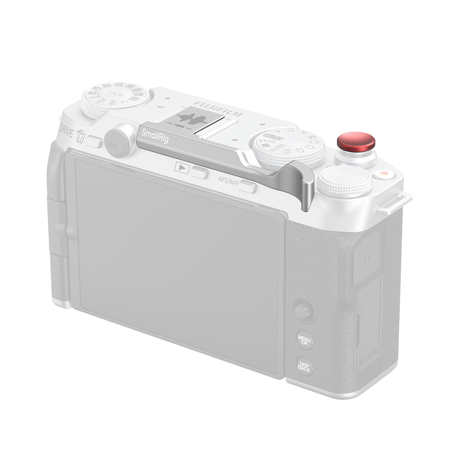 SmallRig Daumengriff 4877 für FUJIFILM X-M5 Silber