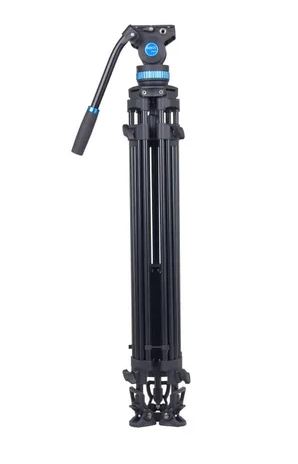 Sirui SH-25 ALU Broadcast-Stativ mit Videoneiger - Eingeklappt 