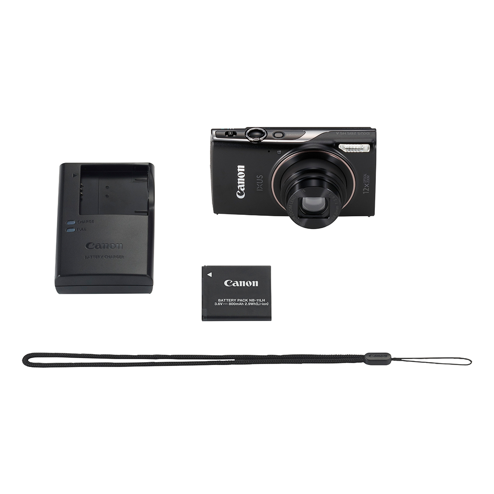 Canon-ixus-schwarz Lieferumfang