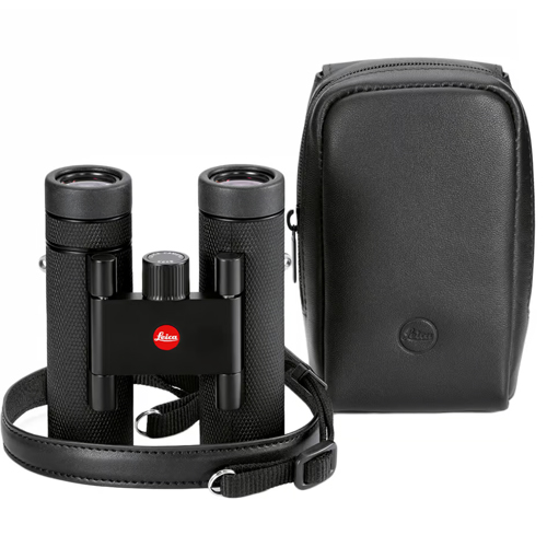 Leica Noctivid Compact 10x25 mit exklusiver schwarzer Ledertasche