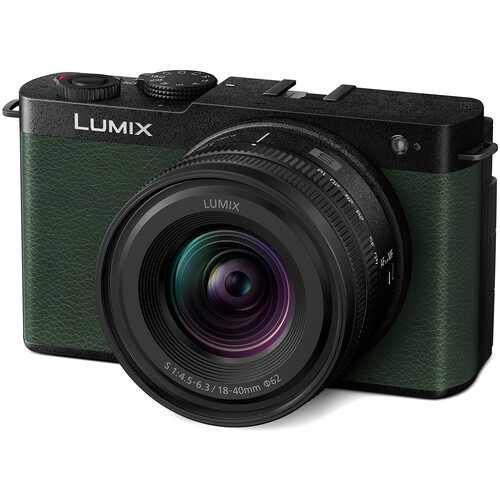 Panasonic LUMIX S9 Kit Dark Olive – Deine ultra-kompakte Vollformatkamera mit 18-40mm Objektiv