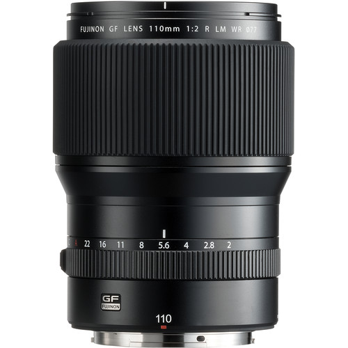 Fujifilm GF 110mm f/2 LM WR Objektiv fujifilm-gf-110mm-f2-lm-wr-objektiv-frontansicht