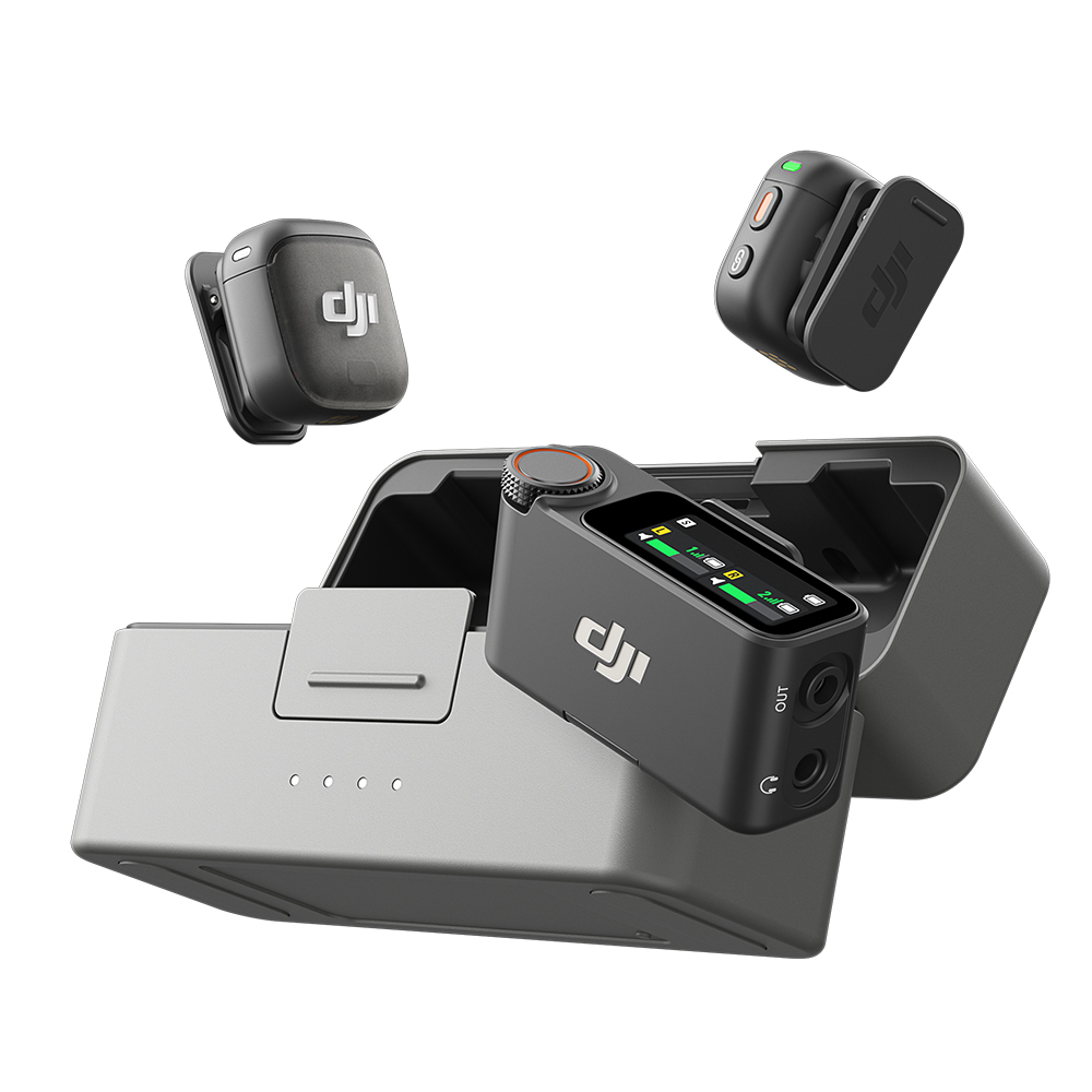 DJI Mic 3 (2 Sender + 1 Empfänger + Ladeschale) DJI Mic 3 2 sender 1 empfner 1 ladeschale Mic
