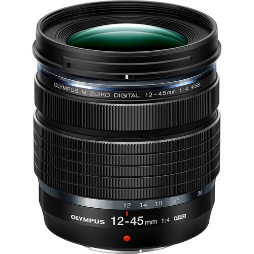 Olympus M.Zuiko Digital ED 12-45mm f/4 PRO Objektiv olympus-m-zuiko-digital-ed-12-45mm-f4-pro-objektiv-frontansicht