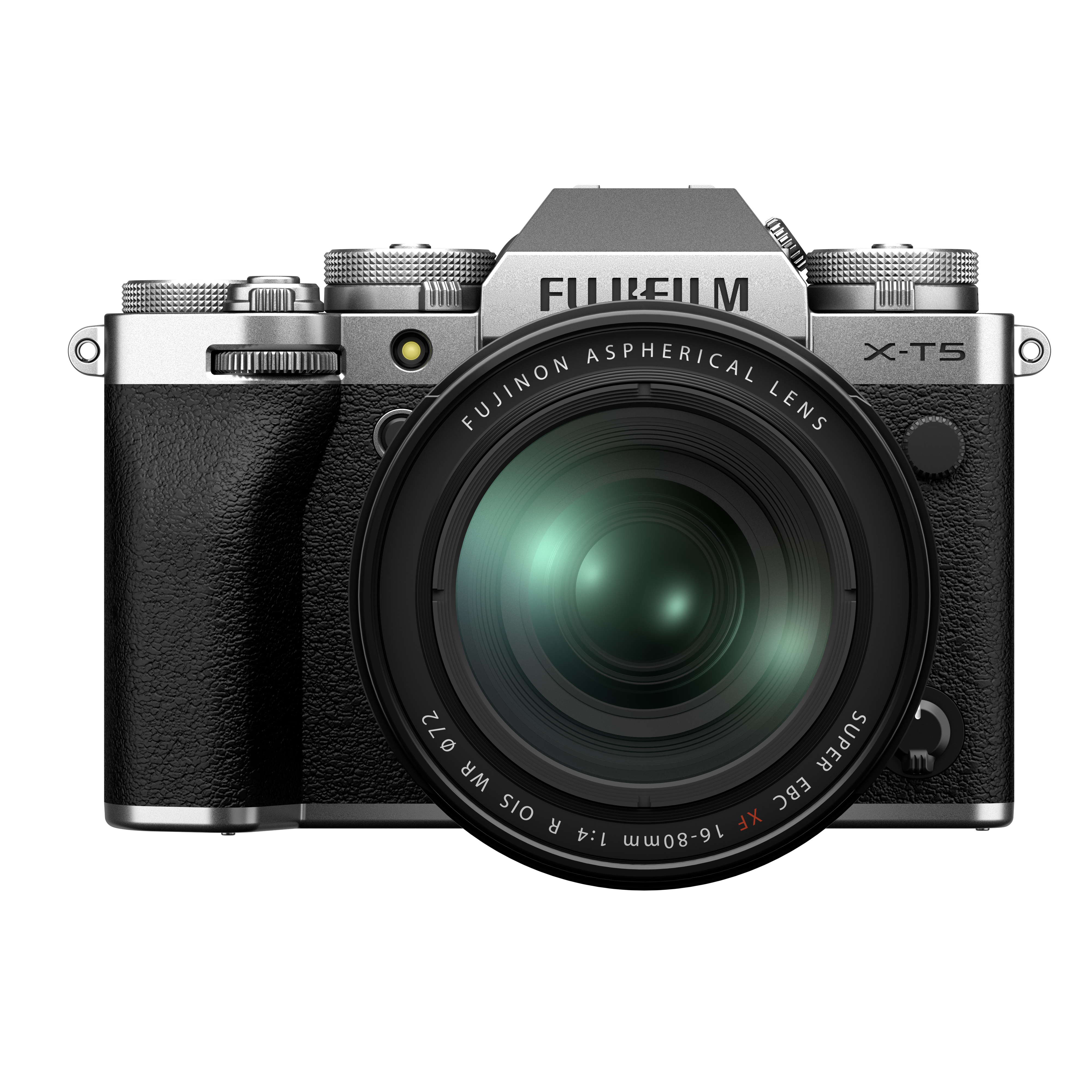 Fujifilm X-T5 silber mit XF 16-80mm f/4 Objektiv X-T5_front_XF16-80_silverYjYaQekhnu6pb